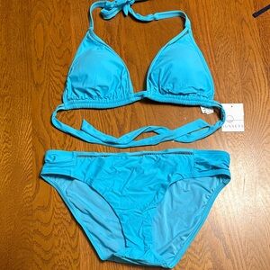Sunsets D large Blue Bikini Set swimsuit